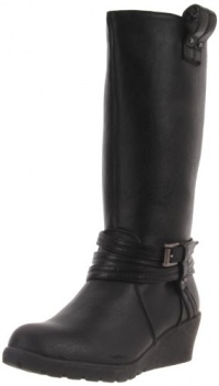 Jessica Simpson Kit Boot (Little Kid/Big Kid),Black,4 M US Big Kid