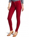 Karen Kane Women's Twill Skinny Jean, Red, 6