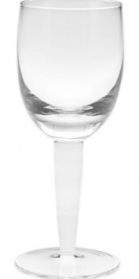 Denby White Glassware Wine Glasses, Set of 2