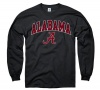 Alabama Crimson Tide Black Perennial II Long Sleeve T-Shirt