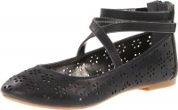 Jessica Simpson Milana 10/25 Flat (Little Kid/Big Kid),Black,2 M US Little Kid