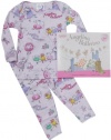 Angelina Ballerina Pajamas and Book Set from Books to Bed (Baby, Toddler and Kids) Lavender, 12 Months