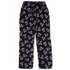 Disney Mickey Mouse Polar Fleece Drawstring Lounge Pajama Pants Black