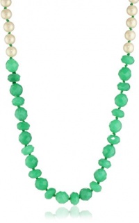 Kate Spade New York Give it a swirl Green Long Necklace