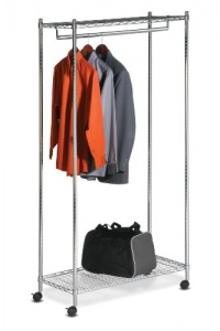 Honey-Can-Do GAR-01120 Heavy Duty Rolling Garment Rack