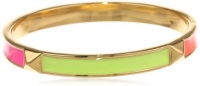 Kate Spade New York Locked In Mini Turnlock Fluorescent , Multi-Colored Bangle Bracelet