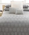 Taking inspiration from the exotic Galapagos tortoise, Calvin Klein's Tortoise duvet cover features a jacquard woven hexagonal pattern. Finished with cool silver and grey hues for a simply chic air. Reverses to self; hidden button closure. (Clearance)