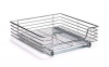 Household Essentials Extra-Deep Sliding Cabinet Organizer, Chrome, 20-Inch