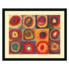 Farbstudie Quadrate, 1913 by Wassily Kandinsky, Framed Print Art - 26.19 x 32.19