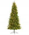 LED lights lend eco-friendly elegance to this beautifully festive Classic Pine Tree from Kurt Adler. Stands 7.5' tall.