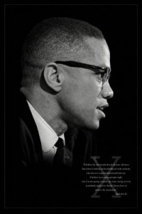 Malcolm X (Brotherhood) Art Poster Print - 24x36 Poster Print, 24x36 Photography Poster Print, 24x36