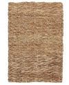 Silken curls of coir and lush strands of jute are deeply interwoven in India by hand for extra strength and durability upon this Kashmir flatweave area rug. Its natural coloring and textured profile enlivens any living space with alluring beauty.