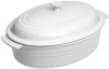 Le Creuset Stoneware 5-3/4-Quart Covered Oval Casserole, White