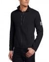 Calvin Klein Sportswear Men's Logo Full Zip Milano Sweater