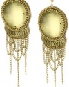 Fiona Paxton Tribal Goddess Gina Metal Dome and Beaded Earrings