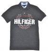 Tommy Hilfiger Men Custom fit Graphic Big Logo Polo T-shirt