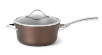 Calphalon Contemporary 4-1/2-Quart Bronze Anodized Edition Nonstick Sauce Pan with Cover