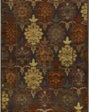 Area Rug 2x3 Rectangle Transitional Chocolate-Brown Color - Surya Basilica Rug from RugPal