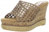 Two Lips Women's Pony Wedge Sandal