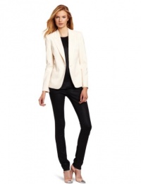 French Connection Women's T-Stella Crepe Jacket, Cream, 8