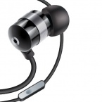 GOgroove audiOHM HF In-Ear Headphones w/ Hands-Free Microphone (Black) for Samsung , HTC , LG , Motorola , Nokia , T-Mobile , iPhone & Many More Phones , Tablets , and MP3 Players