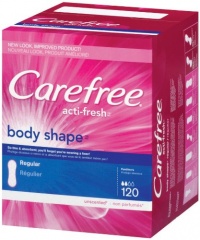 Carefree Body STape Regular Unscented, 120 Count