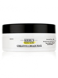 Non-greasy cream-wax provides optimum sculpting and hair separation with strong hold. Its texture allows for an easy application and creative styling. With a blend of silk powders and instantly absorbed natural extracts, this unique formula provides strength and vitality to hair, allowing you to shape and control your style however you choose. For medium to coarse hair textures. Forumlated for easy application and rinse off. 1.75 oz. 