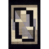 Momeni New Wave Original NW-006 Black Area Rug, 9' 6 x 13' 6