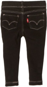 Levi's Baby Girls Essential Knit Legging, BLACK, 12 Months