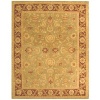 Safavieh AN548A Anatolia Collection 3-Feet by 5-Feet Handmade Hand-Spun Wool Area Rug, Light Green and Red