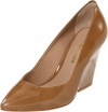 Pour La Victoire Women's Aeesha Wedge Pump,Tobacco Patent,10 M US