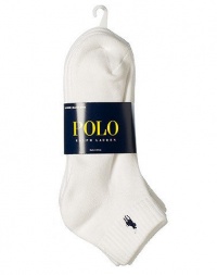 Polo 6 Pack Quarter Sock White 0