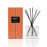 NEST Reed Diffusers are carefully crafted with the highest quality fragrance oils and are designed to continuously fill your home with a lush, memorable scent. The alcohol-free formula releases fragrance slowly and evenly into the air for approximately 90 days. To intensify the fragrance, occasionally flip the reeds over. Orange Blossom is a blend of orange blossom, orchid, tiare flower and freesia combined with tangerine, lemon and musk.