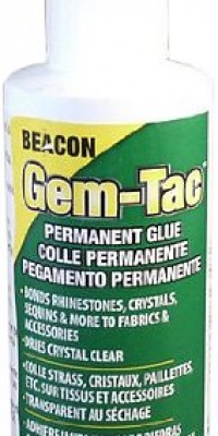 Beacon Gem-Tac Permanent Adhesive, 4-Ounce