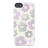 Belkin Shield Blooms Case/Cover For New Apple iPhone 5 - Retail Packaging - Purple