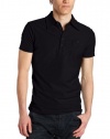 Diesel Men's Tev Short Sleeve V-Neck Tee, Black, X-Large