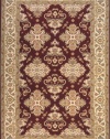 Area Rug 2x3 Rectangle Traditional Burgundy Color - Momeni Persian Garden Rug from RugPal