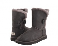 UGG Australia Women's Bailey Button Bomber Winter Boots,Bomber Jacket Grey,7 US