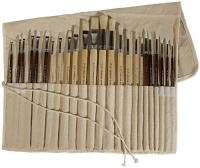 Art Advantage Oil and Acrylic Brush Set, 24-Piece