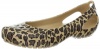 Crocs Women's Kadee Leopard Print Ballet Flat