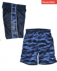 Hurley Boys 2-7 Camo Reversible Short, Legacy Navy, 3 Toddler