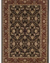 Couristan 6259/2000 Himalaya Isfahan/Ebony-Persian Red 7-Feet 10-Inch by 11-Feet 2-Inch Rug