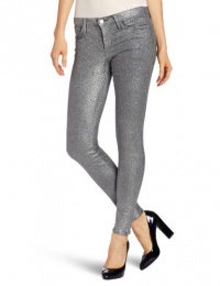 Joe's Jeans Women's The Skinny Glitter, Silver, 27