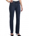 Lee Women's Misses Classic Fit Eliza Straight Leg Jean - Nile