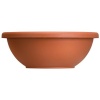 Akro Mils GAB14000E35 Garden Bowl with Removable Drain Plugs, Clay Color, 14-Inch