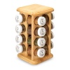 Kamenstein 16-Jar Beechwood Revolving Spice Rack