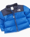 Mini-me. He'll feel like one of the adults in the scaled-down version of this comfy, cozy classic jacket from The North Face.