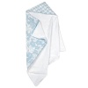 Elegant Baby Nest Collection 100% Terry Cotton Hooded Towel - Blue Print