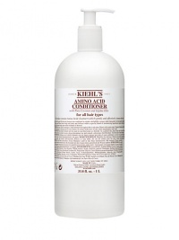 Available in a new size. An exotic, daily conditioner made with pure coconut and jojoba oils. Gentle, daily silicone-free conditioner formulated with wheat proteins and amino acids for a light, creamy texture. Imparts a healthy-looking shine to hair without weighing it down. Also helps maintain hair's natural moisture balance to further strengthen hair and improve manageability. 33.8 oz.