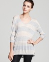 Soft Joie takes on stripes with the Audrina tee, ideal for those easygoing days.